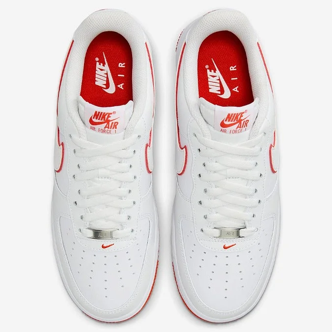 Кроссовки Nike Air Force 1 '07 Low White/Picante Red
